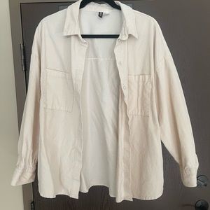 H&M Cream Shacket